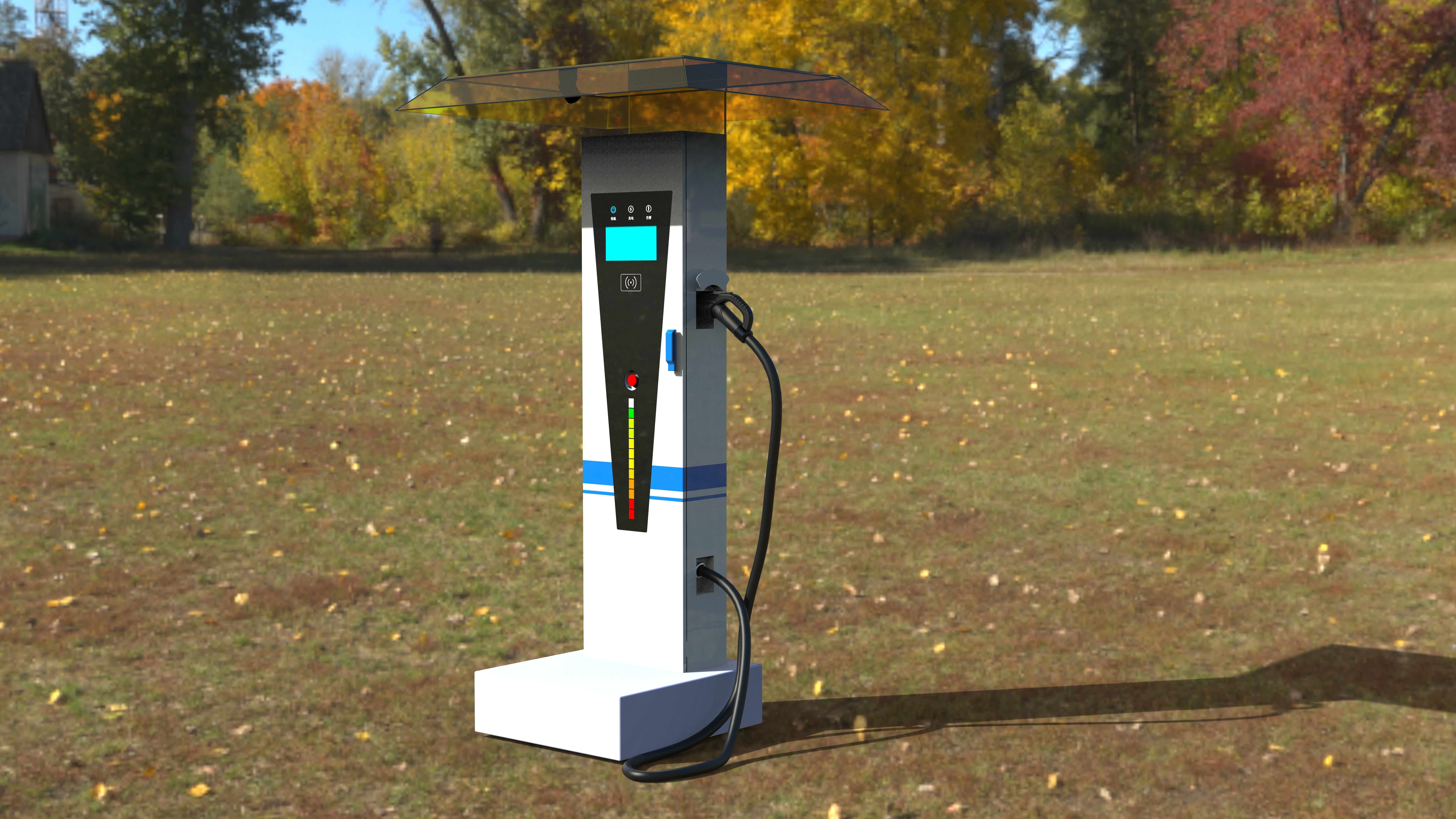 社区共享充电站布局